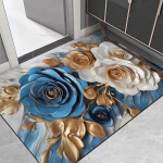 Elegantne 3D-prinditud m&auml;luvahust vannitoamatt libisemiskindla disainiga 600*900mm