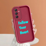 Pehme silikoonist ruudukujulise redeliga printimismustriga telefoni korpus T&auml;iskaanega kaamera p&otilde;rutuskindel kaitse kummist &uuml;mbris Samsungile Samsung A03 Core tumepunast v&auml;rvi