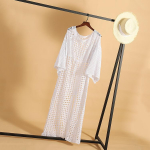 Suvine naiste seksikas auklik silmkoeline rannakleit pikkade varrukatega l&otilde;hestatud kleit p&uuml;hade jaoks pikk kleit ujumisriided v&auml;liskattega p&auml;ikeser&otilde;ivad One Size