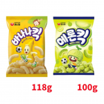 Korea kr&otilde;mpsuv suupiste &ndash; Banana Kick, Melon Kick (26 Valikut) #ban118g 1ea xMel100g 1ea