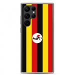 Coque T&eacute;l&eacute;phone &ndash; Samsung &ndash; Galaxy S22 &ndash; Drapeau Ouganda &ndash; Supp &ndash; Mitmev&auml;rviline