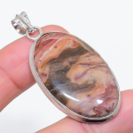 Natural Dolomite Gemstone 925 Sterling Silver Jewelry Pendant 2.17 h5v27
