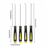 4 tk korja ja konksu komplekt auto &otilde;litihend/O-r&otilde;nga tihend tihendikork konksu t&otilde;mmitsa eemaldaja rehvikivi puhastamine auto hooldust&ouml;&ouml;riistad