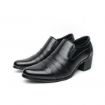 Meeste Terava Ninaga K&otilde;rge Kontsaga Kingad &Auml;ri- ja Kontorikingad Slip-on Liftikingad Nahast K&otilde;rgust Suurendavad Kingad 38