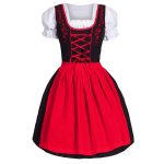 &Otilde;llefestivali kost&uuml;&uuml;m, Naiste esinemiskost&uuml;&uuml;m, Ruudukaelusega kleit Ruudukaelusega kleit M punane