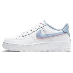 Nike Air Force 1 LV8 GS Topelt-Swoosh Laste tossud Valge Hele-Relvav&auml;rvi-Sinine CW1574-100 38 white