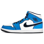 Air Jordan 1 Mid SE Signal Blue Meeste Tennised Valge Must DD6834-402 41