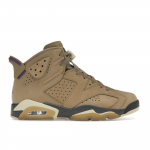 Air Jordan 6 Retro GORE-TEX Pruun Vetikas Naiste Tossud Team-Gold Shadow-Brown Court-Purple FD1643-300 36