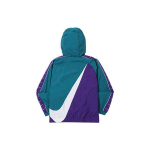 Nike NSW Big Swoosh poollukuga kapuutsiga jakk teipidega Meeste pealisr&otilde;ivad Sinine Roheline CD0420-381 M