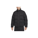 Nike Sportswear &Uuml;hev&auml;rviline Logoga Seisukrae Pikkade Varrukatega Puhverjakk Meeste &Uuml;ler&otilde;ivad Must FB7854-010 S black