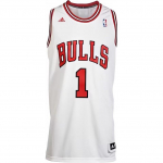 Adidas X NBA koost&ouml;&ouml; Rose Bulls 1 tikitud Swingman f&auml;nniv&auml;ljaanne s&auml;rk unisex s&auml;rgid valge U08972 XL