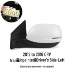 Honda CR-V tahavaatepeegli komplekt 2012-2016: Vasakpoolne ja parempoolne kokkup&ouml;&ouml;ratav tahavaatepeegli kate