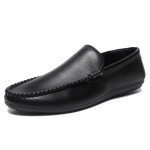 Moodsad Hingavad Ehtsad Nahast Slip-on Meeste S&otilde;idujalatsid Luksusbr&auml;ndi Itaalia Meeste Mokassiinid Meeste Vabaaja Jalan&otilde;ud Mokassiinid Chaussure Homme 39 must