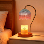 Romantiline aroomiteraapia vaha sulatamise lamp K&uuml;&uuml;nla sulatamise lamp Magamistoa vaha sulatamise lamp Taimeriga h&auml;mardatav aroomiteraapia lamp l&otilde;hn S&uuml;nnip&auml;evakingitus D helesinine v&auml;rv
