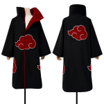HOLOUN Anime Uchiha Itachi Uchiha Sasuke Cosplay Kost&uuml;&uuml;m Tikand Kotkaklubi Keep Pain Konan Sasori Halloween J&otilde;ulud S-2XL as the picture-S