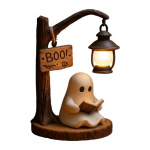 Kummitus Lugemise T&auml;navavalgusti 3D Vaik Halloweeni Kummitus &Ouml;&ouml;valgus LED Kummitus Lugemine Raamat Lauavalgusti Soojaga 1pc
