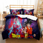 Cartoon Dragon Ball tr&uuml;kitud voodipesukomplekt Laste voodipesu tekikate Padjap&uuml;&uuml;r / kaheinimesevoodi t&auml;issuuruses komplekt Mugav kodukaunistus EU Single 135x200cm