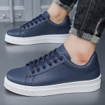 Meeste Nahast Vabaajajalatsid Moodne Korea Versioon Rula Kingad Noorte Spordi Tennisejalatsid Meestele Tossud Zapatillas Hombre 43 gray