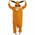 Fliisist multifilmitegelase Eevee pikavarrukaline magamisriietus Kodu Halloweeni kost&uuml;&uuml;m S