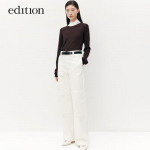 Edition Merino Wool Mock Neck Long Sleeve Top S (160)