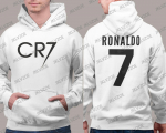 Ronaldo 7 Tr&uuml;kiga Huppar Retro Street Dressipluus Top S&uuml;gis Naistele Meestele Vabaaja Pullover Puuvillane Spordi Huppariga Meeste R&otilde;ivad Streetwear S