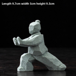Tai Chi meister figuur Loov Hiina stiilis kivist kuju Lauakaunistused Tee lemmikloom tee armastajatele Kodu kontor