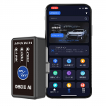Maxwin OBD2-EDI01 OBD2 diagnostikaseade, AI n&otilde;ustaja, adapter, veakoodide kustutamine, skanner, toitenupp