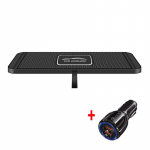 120W Kiire Juhtmevaba Autolaadija Silikoonist Armatuurlaua Libisemiskindel Mobiiltelefoni Pad Hoidik Mat Paigaldus iPhone 14 13 X Xiaomi Huawei jaoks