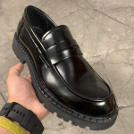 Paks tald Meeste Veisenahast Mokassiinid Slip-On Meeste Jalan&otilde;ud &Auml;ri Formaalne Jalan&otilde;u Meestele Kleidi Jalan&otilde;ud Sapato Social Masculino 38 must