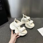 Naiste platvormiga sandaalid Tursked rannasandaalid suvised kiilu platvormiga sandaalid vabaaja peep Toe Pehmed naiste rooma rannajalatsid 35-39 35