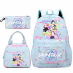 3 tk/komplekt Anime Armas Kpop Tr&uuml;kitud Seljakott K&auml;ekott K&uuml;ljekott Teismelisele &Otilde;pilasele T&uuml;drukule Poisile Koolikott Lastele Raamatukott Suure Mahutavusega Reiskott Kingitus
