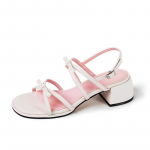 Moekad Trendikad Disainisandaalid 2024 Uued Suvised Luksuslikud &Uuml;he Rihmaga Vibu Dekoratsiooniga Temperamentsed K&otilde;rged Kontsad Zapatos De Mujer Platvorm 35