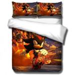 Sonic Kolme Seeria, Kolmeosaline Voodipesu Kodutekstiili Komplekt Twin173cmx218cm