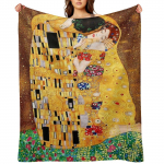 Gustav Klimt Tekk &Otilde;huke Talvine Voodi Ruuduline Kolimistekid 30x40in