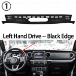Jeep Wrangler JL 2018 2019 2020 2021 2022 2023 2024 ArmatuurlauaKate P&auml;ikesekaitsePadi N&auml;idikutepaneeliVaibad Tarvikud