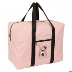 Sac Duffle enfant - Safta - Disney Minnie - Grande capacit&eacute; - Poche avant zipp&eacute;e - Poign&eacute;es pratiques beež