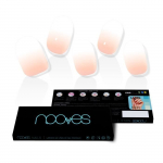 Autocollants &agrave; Ongles en Gel - NOOVES - Nude Baby Boomer - Application Facile - Finition Durable - Couleur Beige