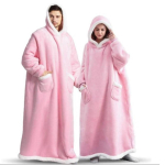 Talvised naiste ja meeste tekid Super pl&uuml;&uuml;s tekk kapuuts Pehme soe tekk kapuutsiga r&uuml;&uuml; Flanell lambavillast fliisist pullover tekk 120cm