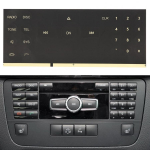 Autoraadio CD nuppude kleebised Mercedes Benz C-, E-, GLK- ja W-klassi autodele 2008&ndash;2014 autodele