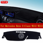 Flanellist auto armatuurlaua kate Mercedes Benz E-klassi W212 W213 jaoks libisemisvastase padja p&auml;ikesevarju tarvikud E200 E250 E300 E220d W212 2010-2012-Left Hand must