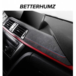 Betterhumz Auto keskkonsooli armatuurlaua paneeli sisekujunduse katte kleebis BMW F30 F32 F34 3. seeriale 2013- 328li Sisekujunduse lisatarvik Carbon Fiber PVC LHD