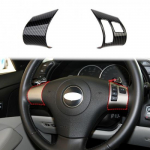 Carbon fiber Style Inner Steering Wheel Trim Cover Fit For Chevrolet Corvette C6