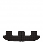 Dywaniki samochodowe gumowe do: Seat Alhambra II minivan 3. rząd (2010-2018) - czarne, dopasowane