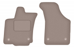 Dywaniki samochodowe prz&oacute;d do: VW Phaeton sedan z gaśnicą (2002-2016) beżowe