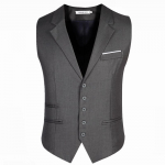 Kleitvestid meestele Slim Fit meeste &uuml;likonnavest Meeste vest Gilet Homme vabaaja varrukateta pidulik &auml;rijope suures suuruses S