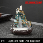 Joaga viirukip&otilde;leti purskkaev tagasivool aroom suitsu viirukihoidja kontor kodu unikaalsed k&auml;sit&ouml;&ouml;esemed+20 viirukikoonust