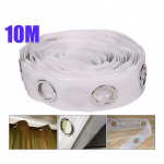 10M Kardina Aasadega Punch Tape Valge Nailonist Kardina Peakate Teip &Otilde;mble Aasadega &Uuml;lemise R&otilde;ngaga Protsessi Meetod DIY Kardina Tarvikud