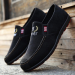 Mood Slip-on meeste l&otilde;uendist kingad hingavad kerged mugavad meeste kingad suvised meeste vabaajajalatsid Laisad lamedad kingad 40 must
