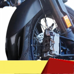 Mootorratturite porilaud Esimene ratas Pikendus Pritsmekaitse BMW R1300GS GS1300 R 1300GS Adventure 2024-M53K jaoks Carbon Fiber Pattern