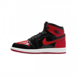 Air Jordan 1 Retro OG High Patent Bred AQ2664-063 EU 29.5 punane